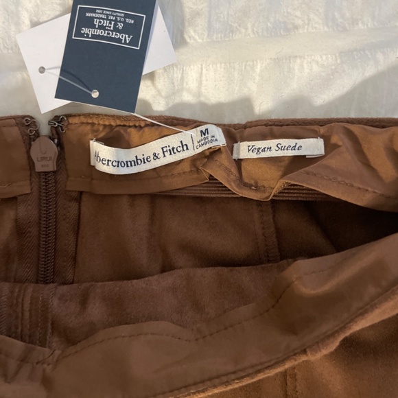 Abercrombie & Fitch Brown Suede Skirt - Picture 3 of 5